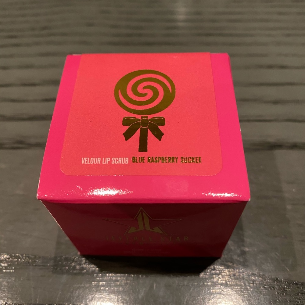 JSC Velour Lip Scrub in Blue Raspberry Sucker